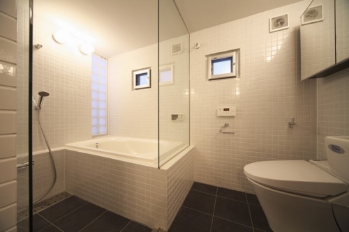 デザイナーズ 住宅 オリジナル 在来 浴室 シンプル モダン